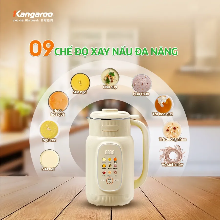 Ảnh Máy làm sữa hạt - sinh tố đa năng Kangaroo KGNM135B01 4