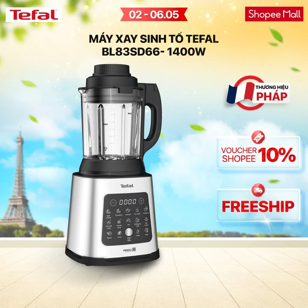Ảnh Máy làm sữa hạt, xay nấu đa năng Tefal - BL83SD66 1400W - xay sinh tố 1