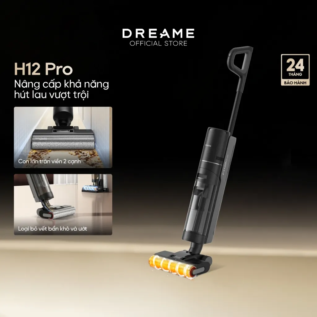 Ảnh Máy Lau Sàn Hút Bụi Không Dây Cầm Tay Dreame H12 Pro - Bản quốc tế - BH 24 tháng 2