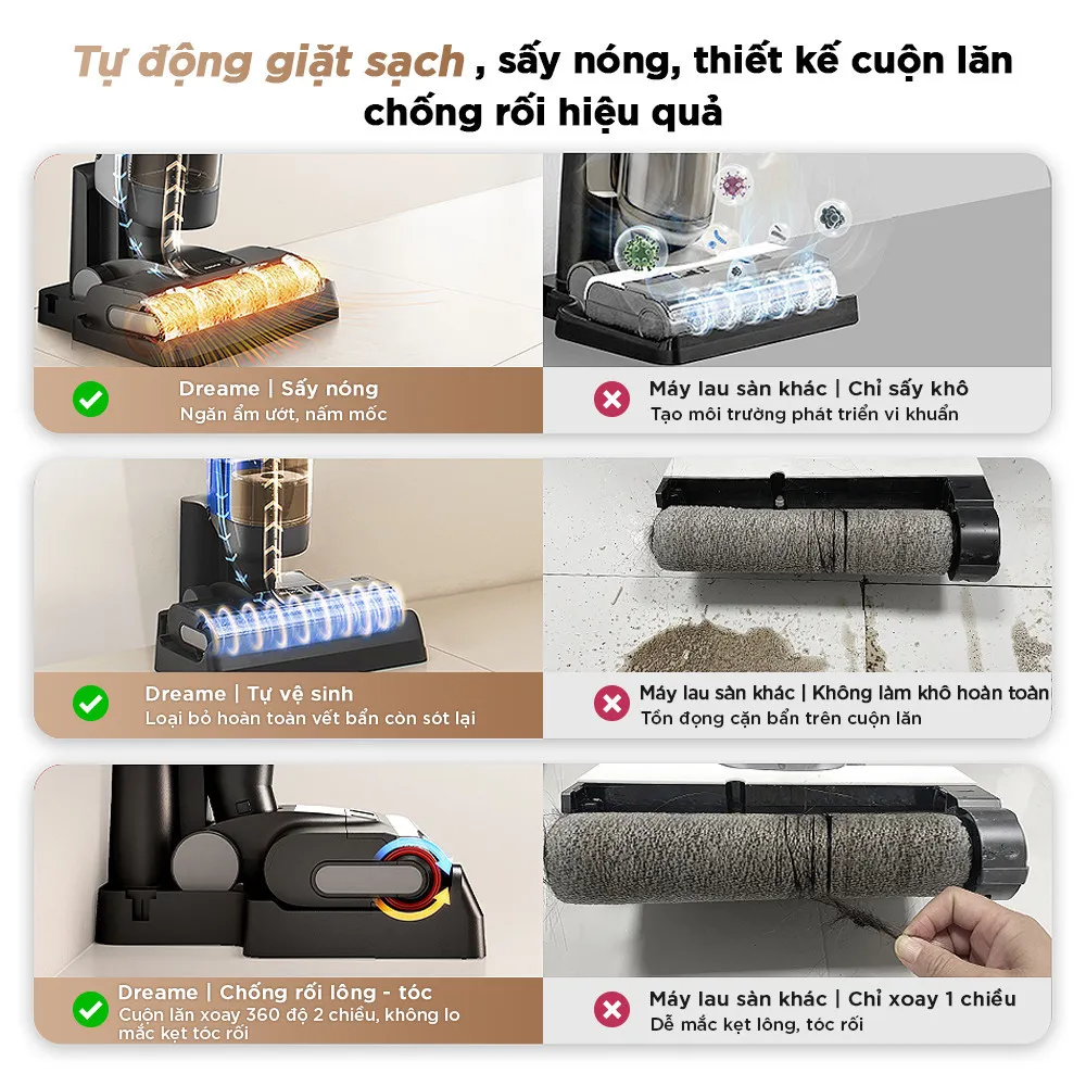 Ảnh Máy Lau Sàn Hút Bụi Không Dây Cầm Tay Dreame H12 Pro - Bản quốc tế - BH 24 tháng 3