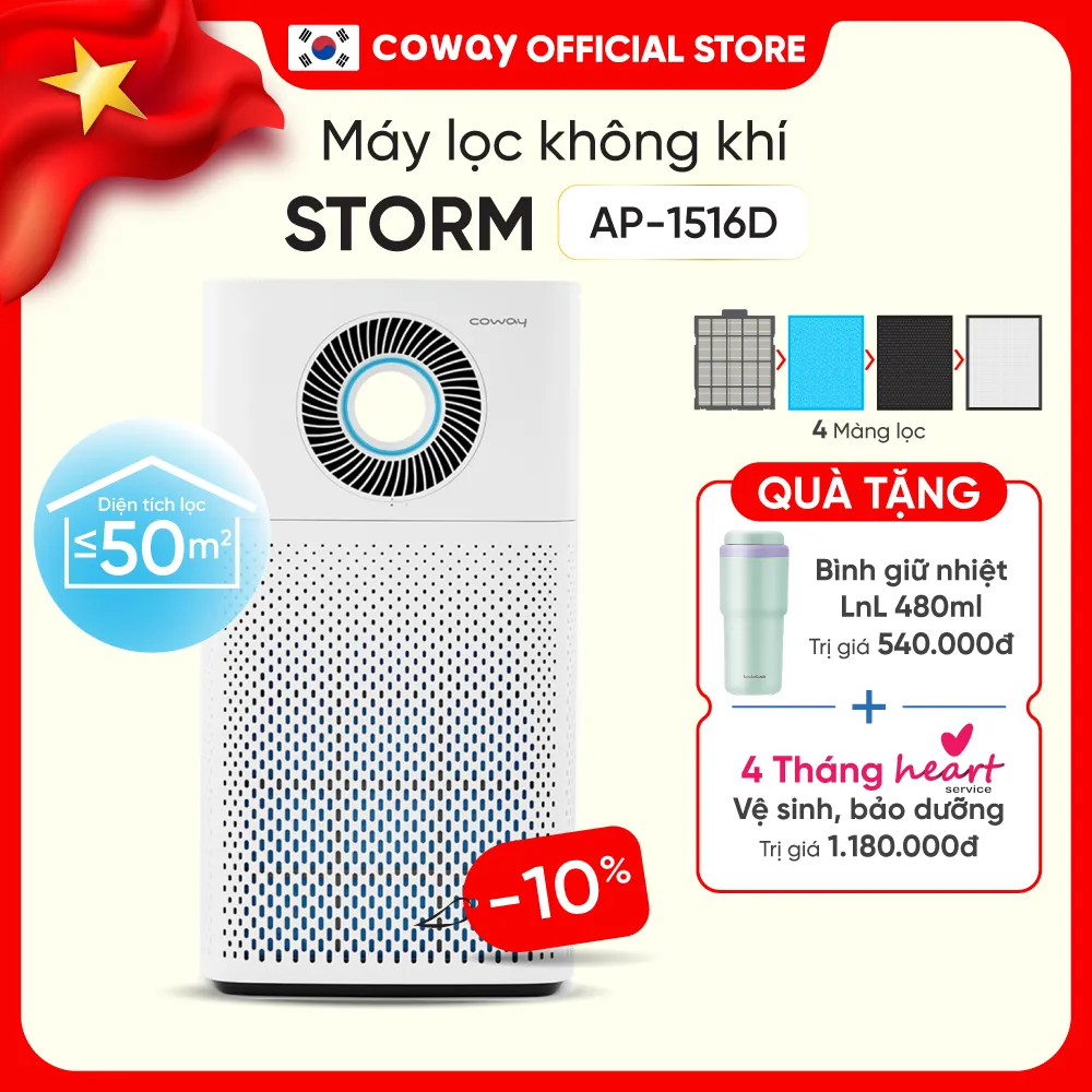 Ảnh Máy lọc không khí Coway Storm AP-1516D 1