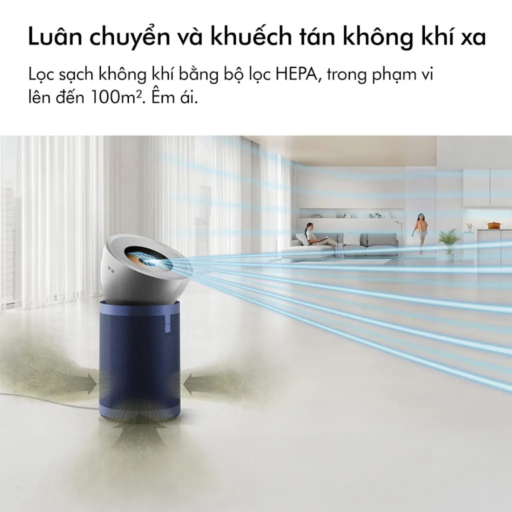 Ảnh Máy lọc không khí Dyson Purifier Big + Quiet Formaldehyde BP03 (Xám Trắng Xanh Phổ) 2