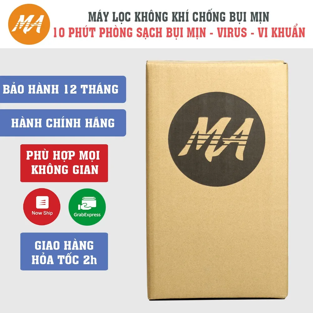 Ảnh Máy lọc không khí MaxAir MA025 lọc sạch bụi mịn trong 10 phút, bảo hành chính hãng 12 tháng 4