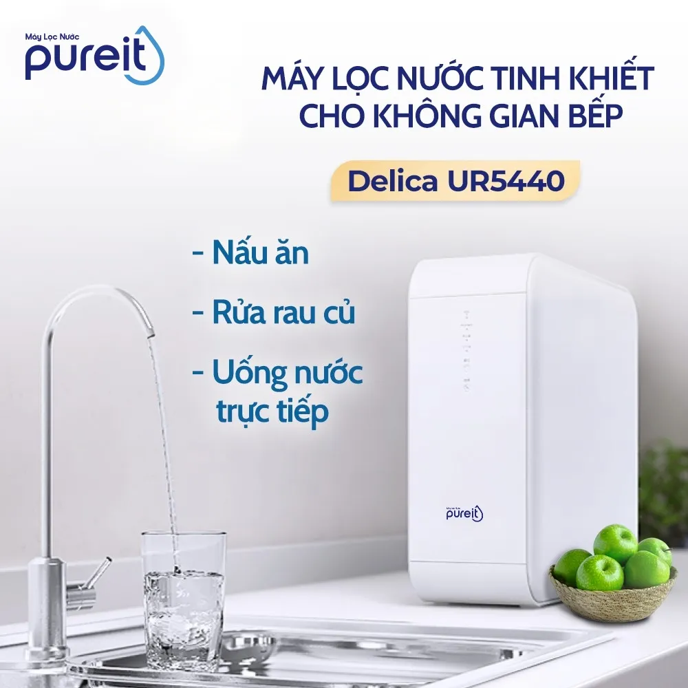 Ảnh Máy lọc nước Âm tủ bếp Pureit Delica UR5440 11000L [BH 12 THÁNG] 4