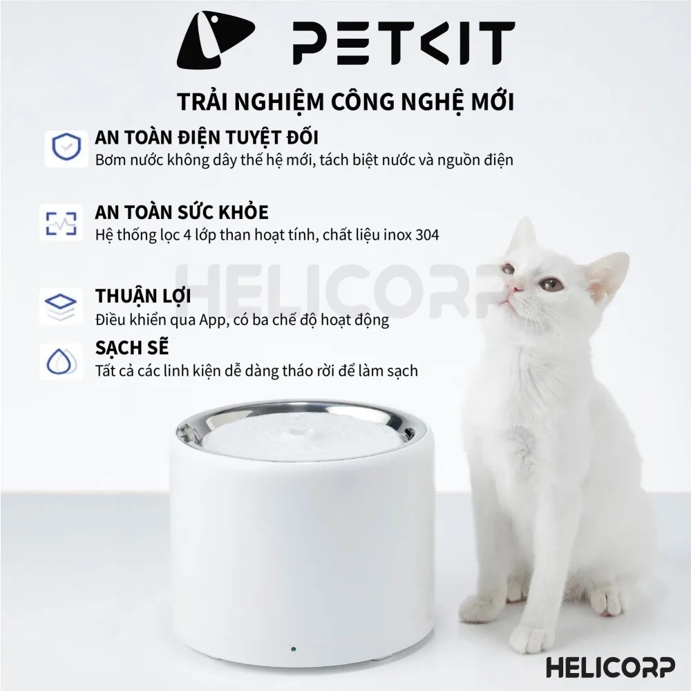 Ảnh Máy Lọc Nước Cho Chó Mèo Petkit EverSweet 3 Pro UVC Thế Hệ Thứ 7 1