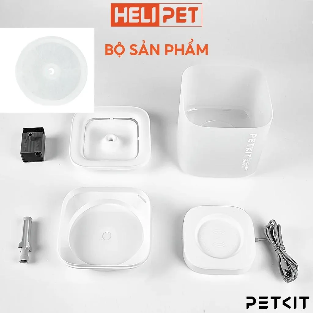 Ảnh Máy Lọc Nước Cho Chó Mèo Bơm Không Dây PETKIT Solo SE - HeLiPet 3