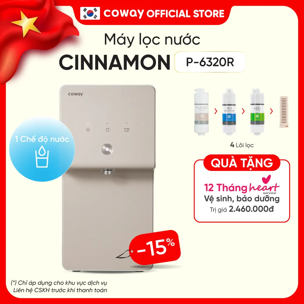 Ảnh Máy lọc nước Coway Cinnamon P-6320R 1