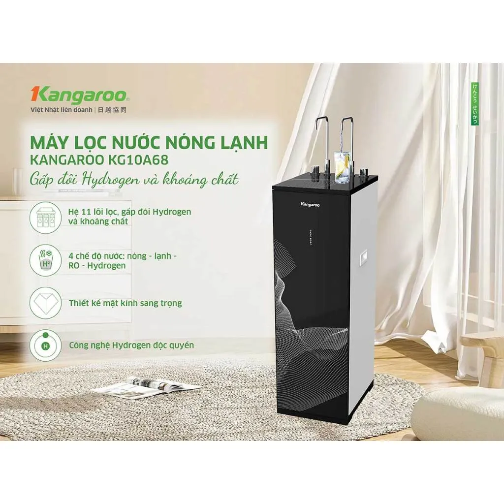 Ảnh Máy lọc nước Kangaroo Hydrogen nóng lạnh 11 lõi KG10A68 1