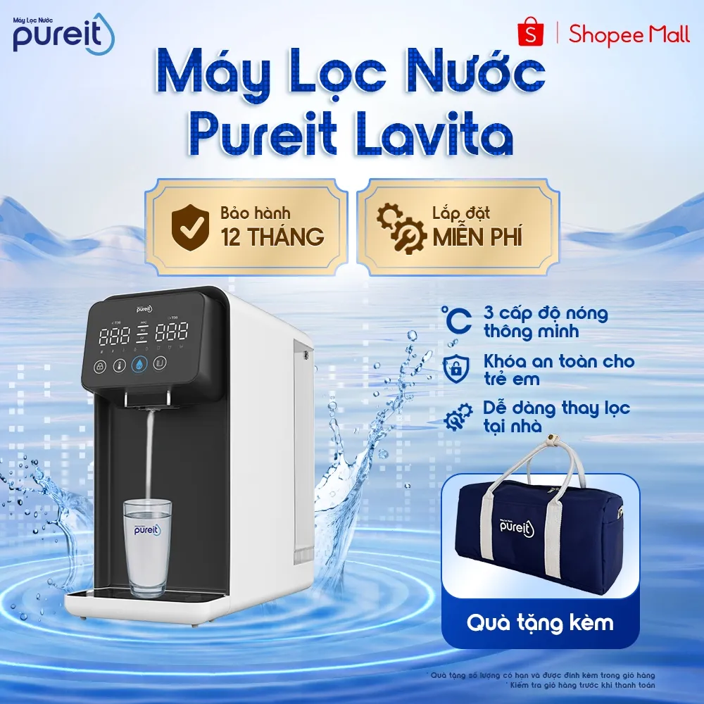 Ảnh Máy Lọc Nước Pureit Lavita 03 chế độ nước nóng [BH 12 THÁNG] 1