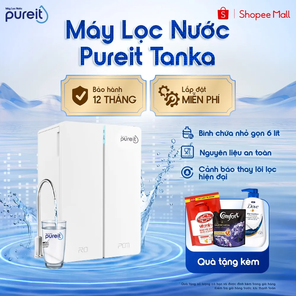 Ảnh Máy lọc nước Pureit Tanka Âm tủ bếp UR3140 [BH 12 THÁNG] 1