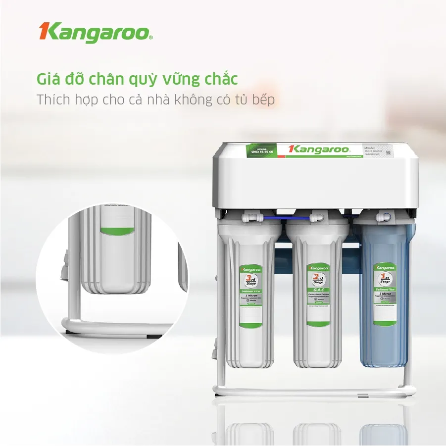 Ảnh Máy lọc nước RO 6 lõi Kangaroo KGRP68EC - không vỏ tủ 4
