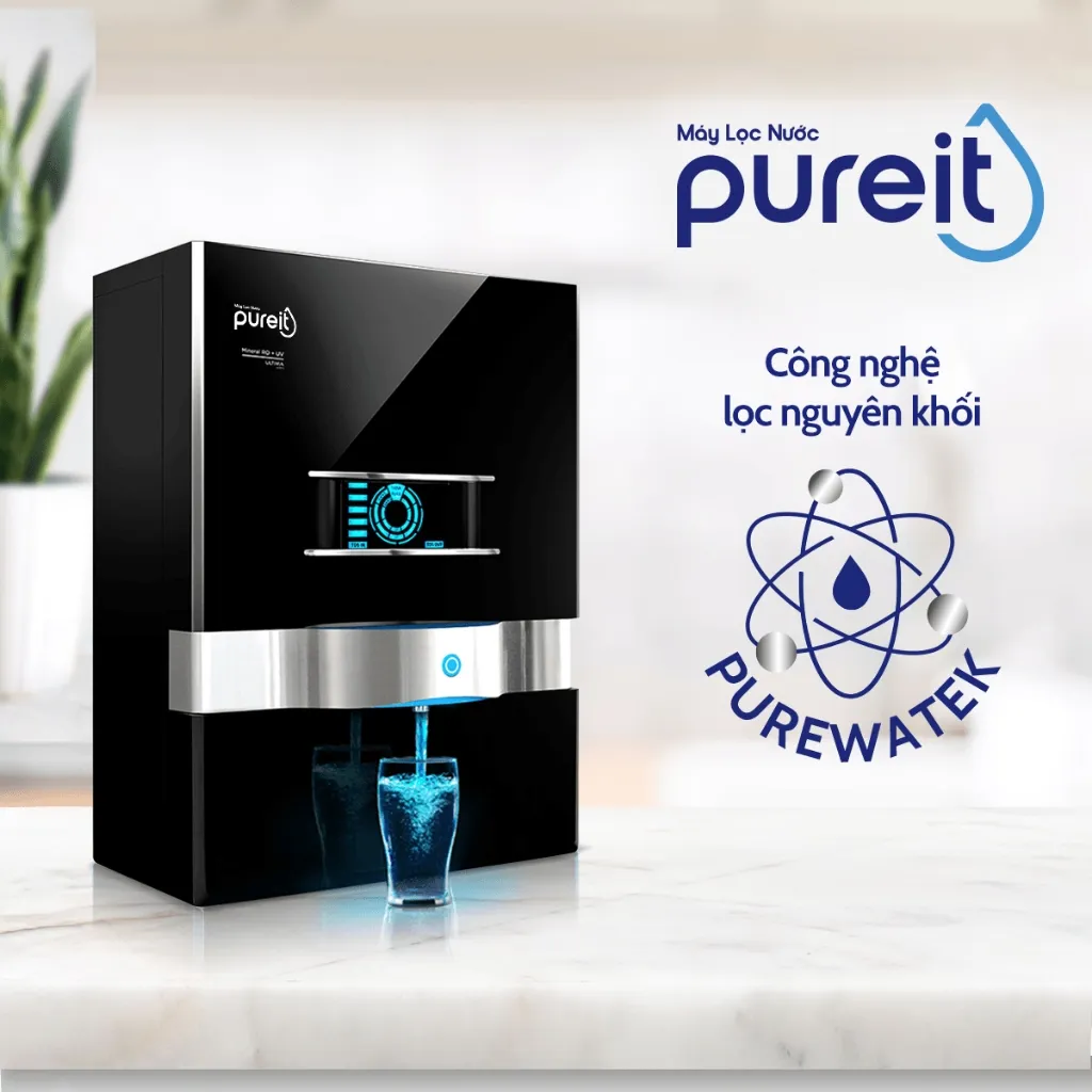 Ảnh Máy Lọc Nước treo tường/ để bàn Pureit Ultima Đen [BH 12 THÁNG] 4