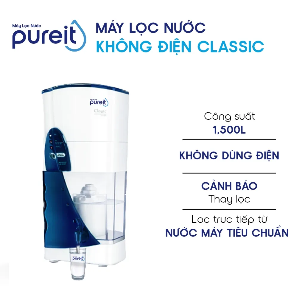 Ảnh Máy lọc nước uống gia đình Pureit Classic 9L [BH 6 THÁNG] 2