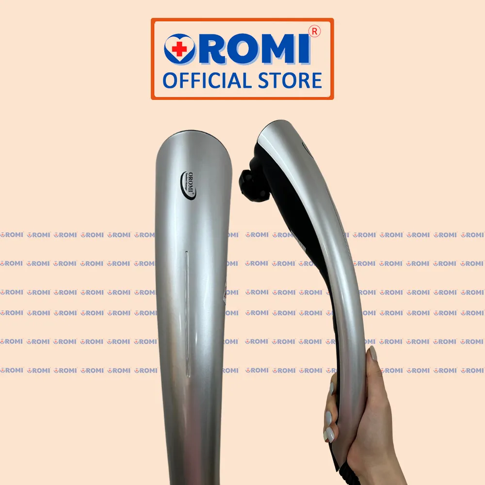 Ảnh Máy massage cầm tay cắm điện 3 đầu 2 cấp độ OROMI OMR-615 - Bảo hành chính hãng 2 năm 4