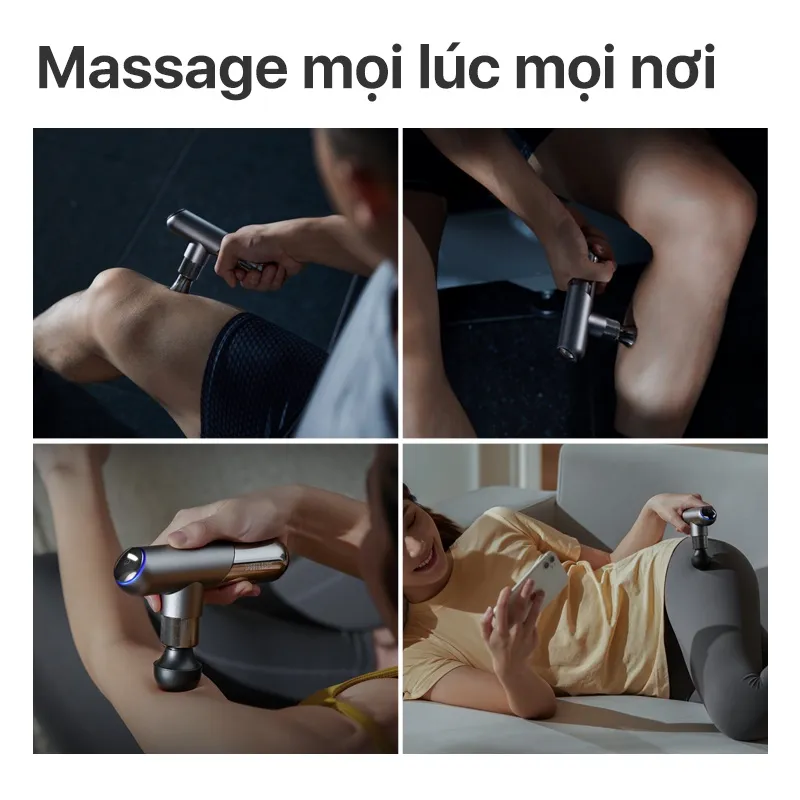 Ảnh Máy Massage Cầm Tay Mini PHILIPS 7501-6 đầu massage chuyên dụng, lực đấm mạnh 8mm 4