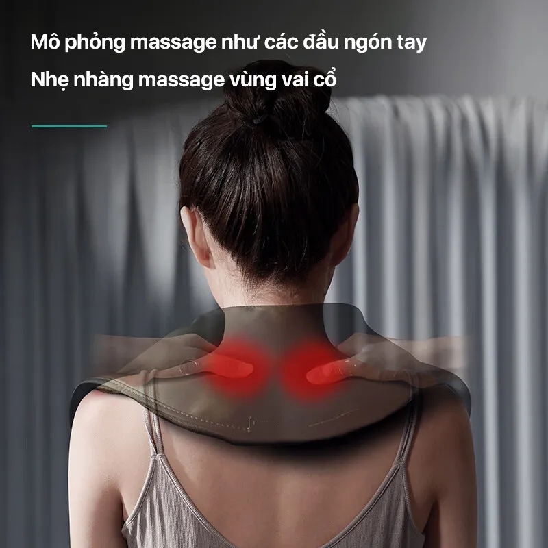Ảnh Máy Massage Cổ Vai Gáy PHILIPS 3201N-massage thư giãn vùng vai cổ,hiệu quả giảm căng thẳng mệt mỏi 1
