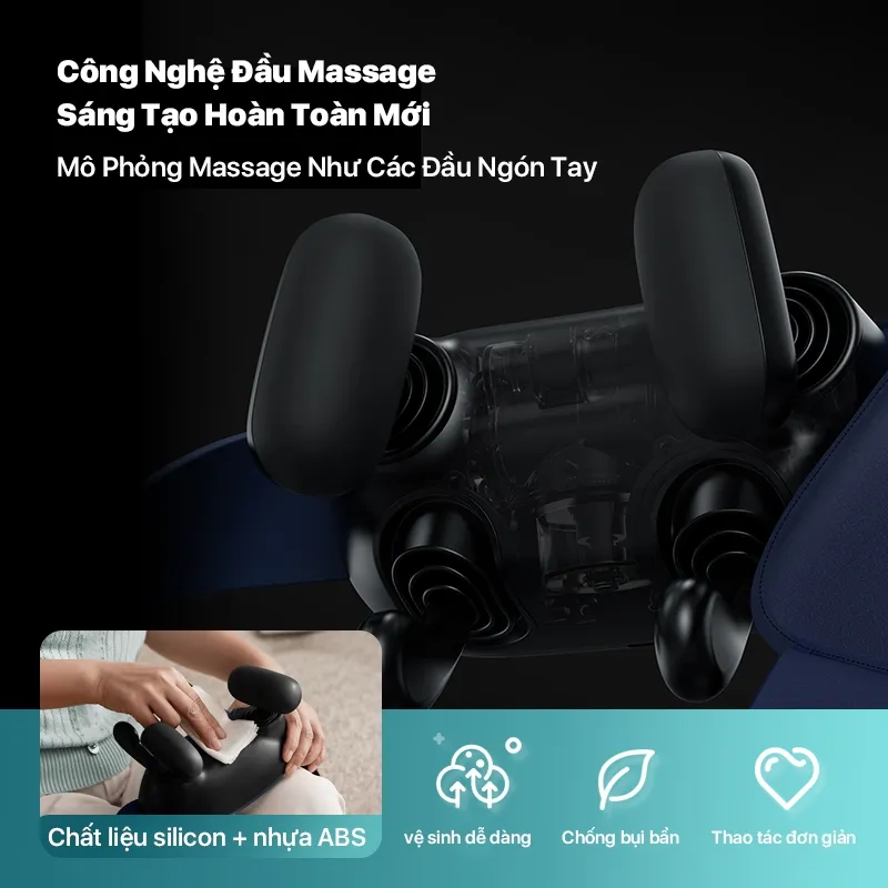 Ảnh Máy Massage Cổ Vai Gáy PHILIPS 3204N-4 điểm tiếp xúc mô phỏng massage như các đầu ngón tay 3