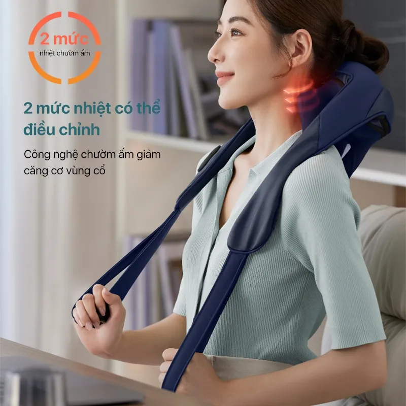 Ảnh Máy Massage Cổ Vai Gáy PHILIPS 3522-mô phỏng massage như các đầu ngón tay 4