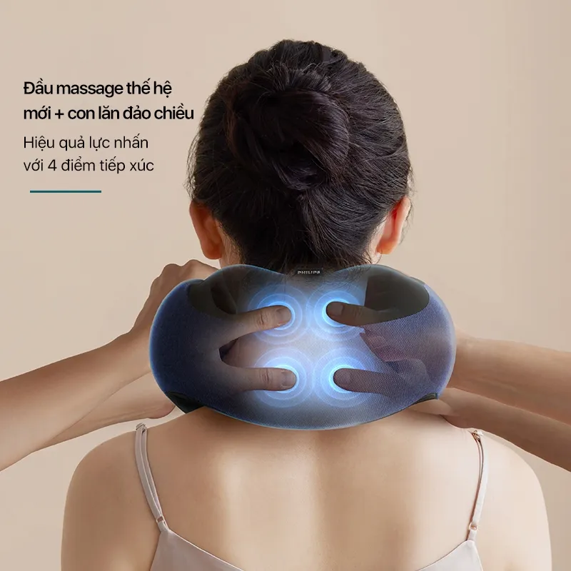 Ảnh Máy Massage Cổ Vai Gáy PHILIPS 3502-mô phỏng massage như các đầu ngón tay 2