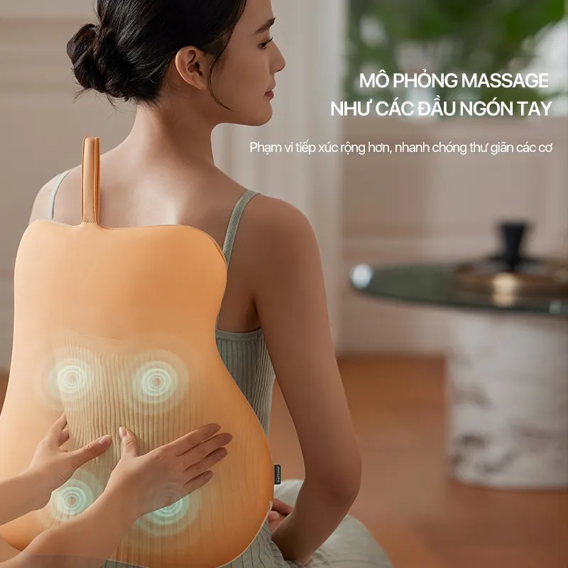 Ảnh Máy Massage Lưng PHILIPS 5102B-đầu massage 3D tự điều chỉnh linh hoạt phù hợp đường cong vùng lưng 1