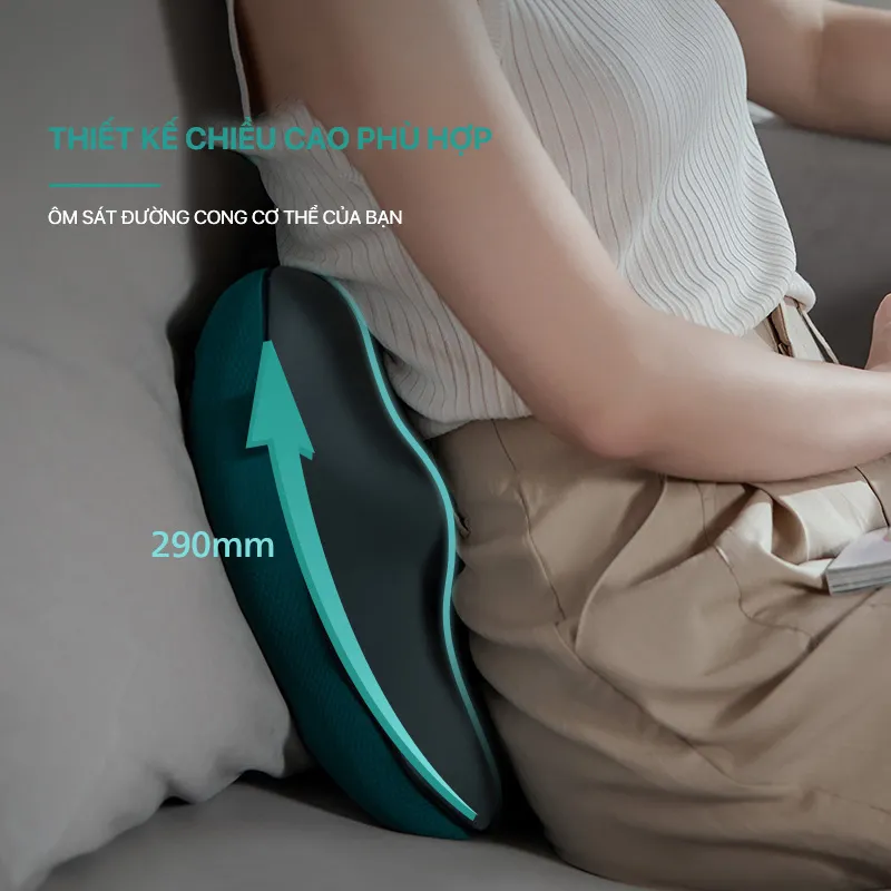 Ảnh Máy Massage Lưng PHILIPS 3111-thiết kế sạc không dây hoạt động liên tục,thiết kế chiều cao 290mm 4