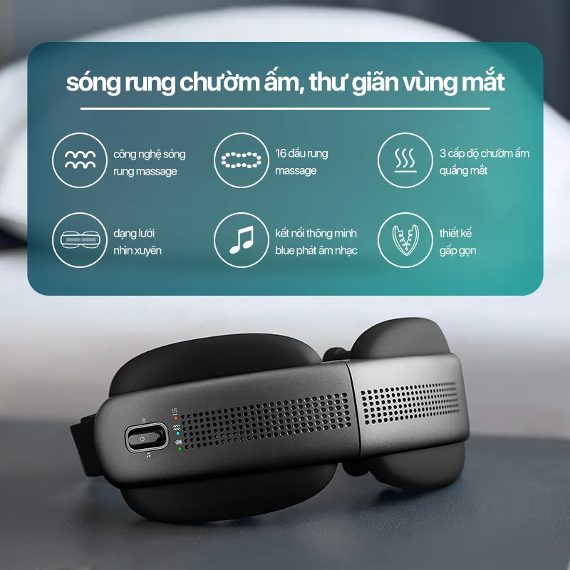 Ảnh Máy Massage Mắt PHILIPS 2522-kỹ thuật massage & hiệu ứng âm thanh nâng cấp gấp đôi 2