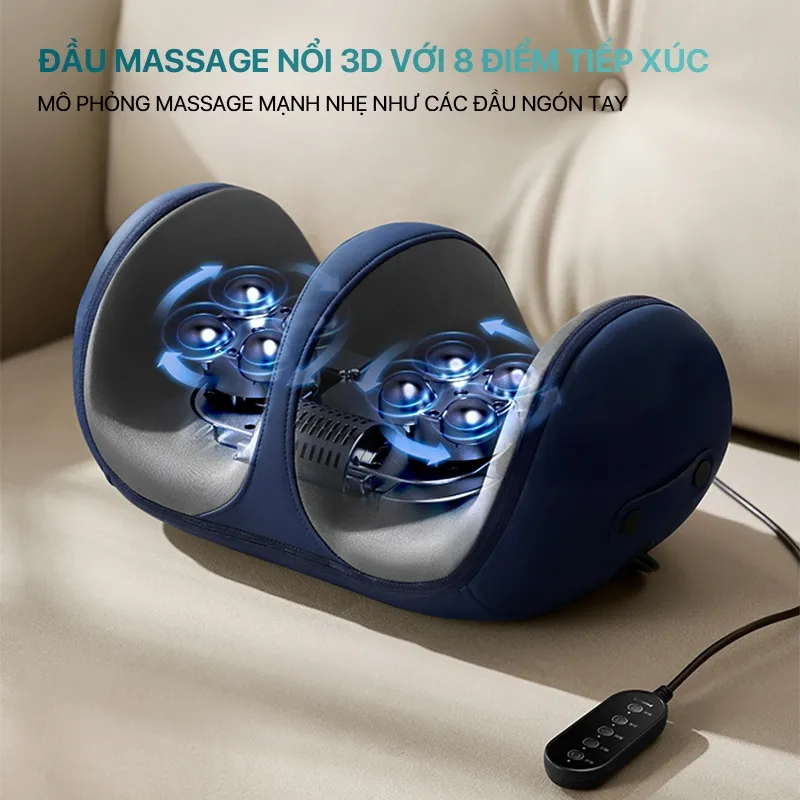 Ảnh Máy Massage Vùng Chân PHILIPS 6331-2 chế độ massage và chườm ấm hiệu quả massage đa vùng 2