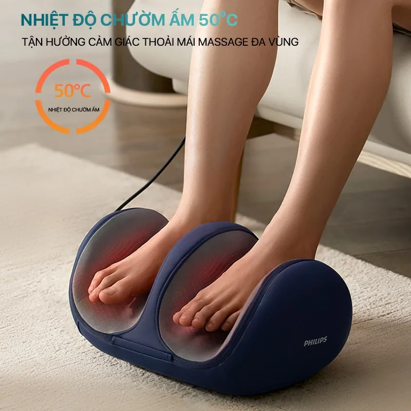 Ảnh Máy Massage Vùng Chân PHILIPS 6331-2 chế độ massage và chườm ấm hiệu quả massage đa vùng 4