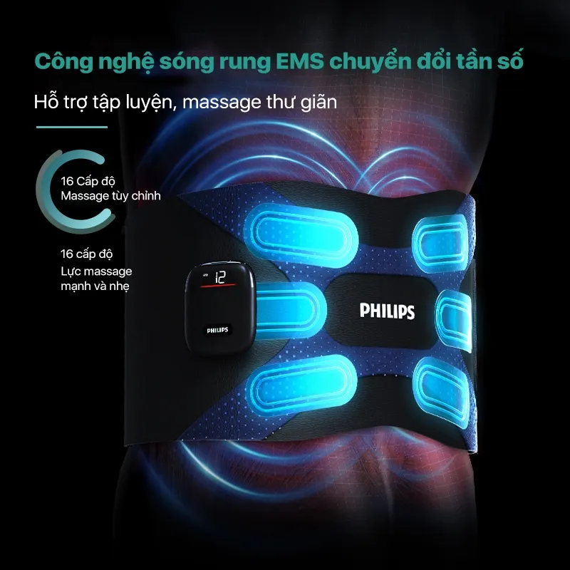 Ảnh Máy Massage Vùng Lưng PHILIPS 4331-công nghệ massage 3 trong 1 thư giãn thoải mái vùng lưng 3