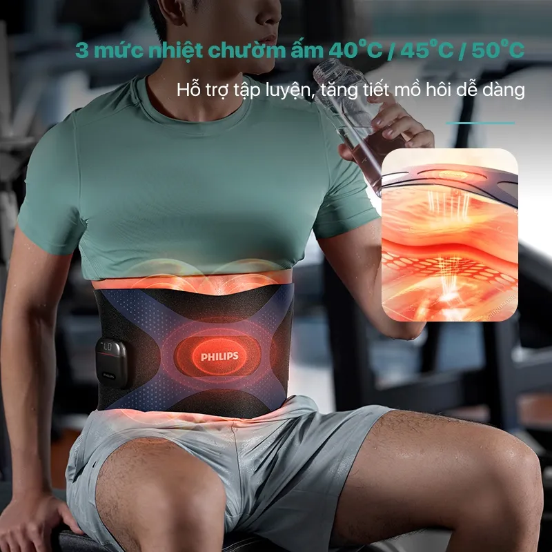 Ảnh Máy Massage Vùng Lưng PHILIPS 4331-công nghệ massage 3 trong 1 thư giãn thoải mái vùng lưng 4