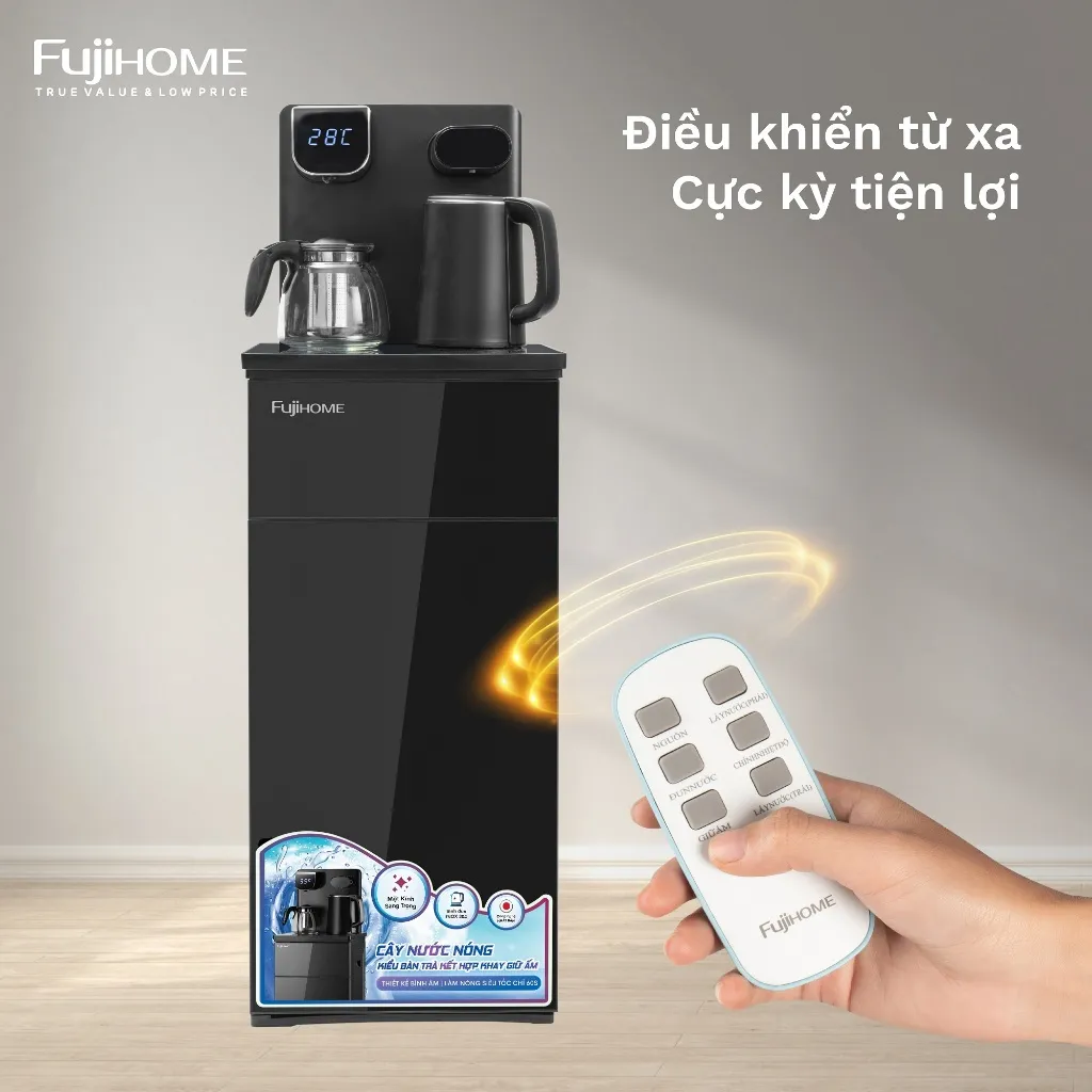 Ảnh Máy nước nóng bàn trà FUJIHOME TB110E-H Điều khiển từ xa - Cài đặt nhiệt độ sôi -Giữ ấm 50 độ 24 giờ 3