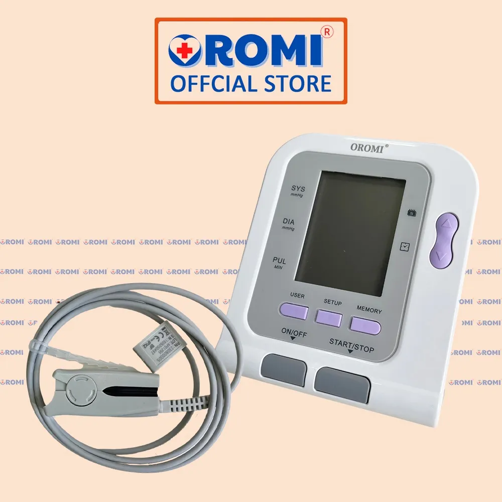 Ảnh Máy đo huyết áp điện tử bắp tay OROMI CONTEC08C (tích hợp SPO2) - Chính hãng cao cấp 2
