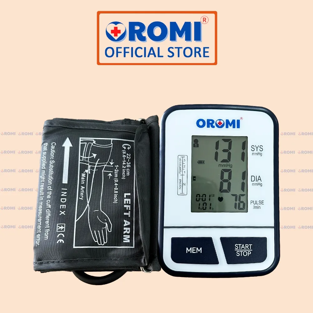 Ảnh Máy đo huyết áp điện tử bắp tay OROMI DBP-1231 - Có trợ lý ảo tiếng Việt - Hàng chính hãng 3