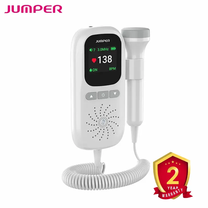 Ảnh Máy đo tim thai cá nhân cầm tay pin sạc Jumper JPD-100F 1