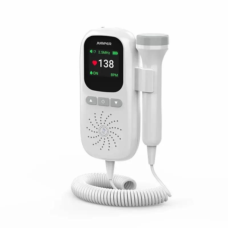 Ảnh Máy đo tim thai cá nhân cầm tay pin sạc Jumper JPD-100F 2