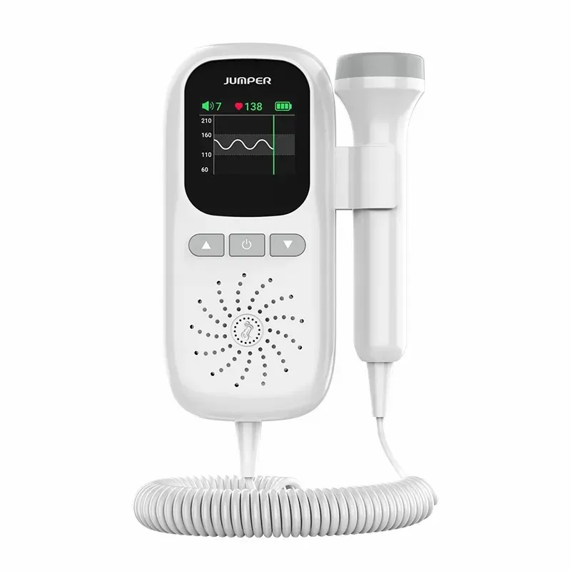 Ảnh Máy đo tim thai cá nhân cầm tay pin sạc Jumper JPD-100F 4