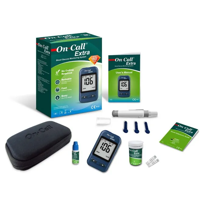 Ảnh Máy Đo Đường Huyết On Call Extra Kèm Hộp 25 Que Thử Đường Huyết On Call® Extra [Bảo Hành Trọn Đời] 2