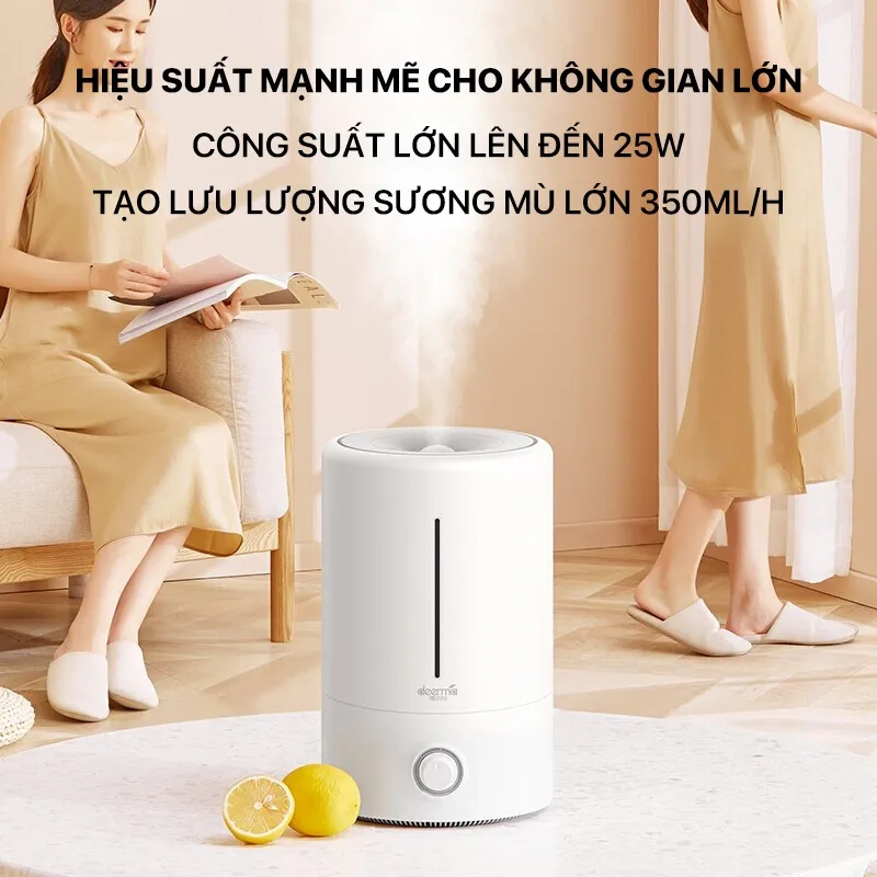Ảnh Máy phun sương tạo ẩm không khí Deerma F628 dung tích 5L thông minh - Bảo hành 12 tháng 1