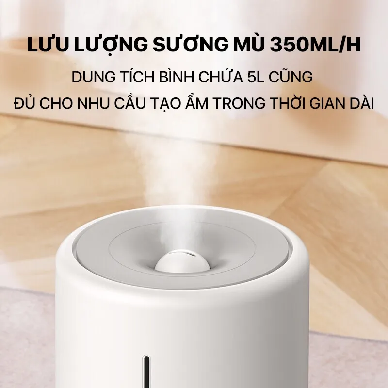 Ảnh Máy phun sương tạo ẩm không khí Deerma F628 dung tích 5L thông minh - Bảo hành 12 tháng 3
