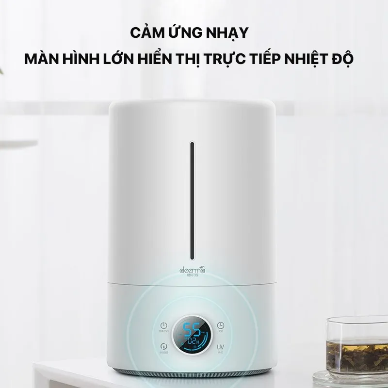 Ảnh Máy phun sương tạo độ ẩm không khí Deerma F628S dung tích 5L có tia UV khử khuẩn - Bảo hành 12 tháng 3