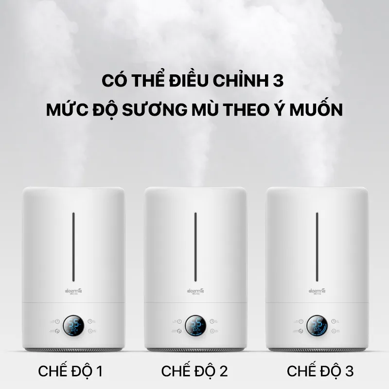 Ảnh Máy phun sương tạo độ ẩm không khí Deerma F628S dung tích 5L có tia UV khử khuẩn - Bảo hành 12 tháng 4
