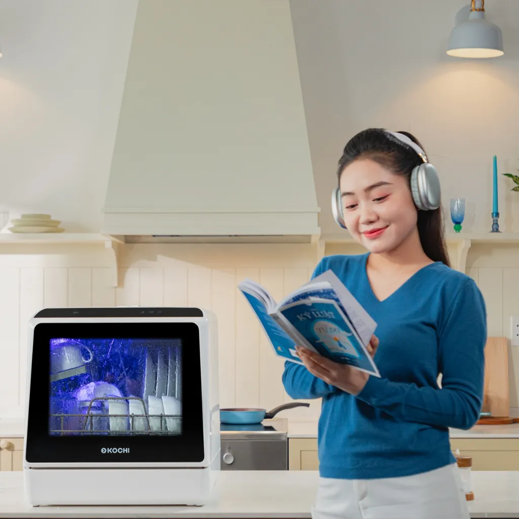 Ảnh Máy rửa chén để bàn không dây C400 va Máy bút bụi không dây siêu nhẹ siêu mạnh F100 - Kochi Vietnam 2