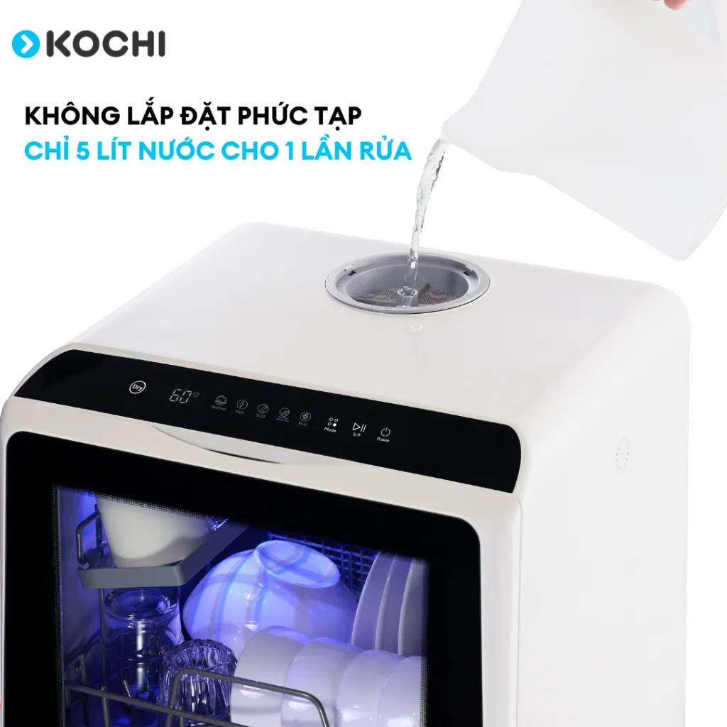 Ảnh Máy rửa chén để bàn không dây C400 va Máy bút bụi không dây siêu nhẹ siêu mạnh F100 - Kochi Vietnam 3