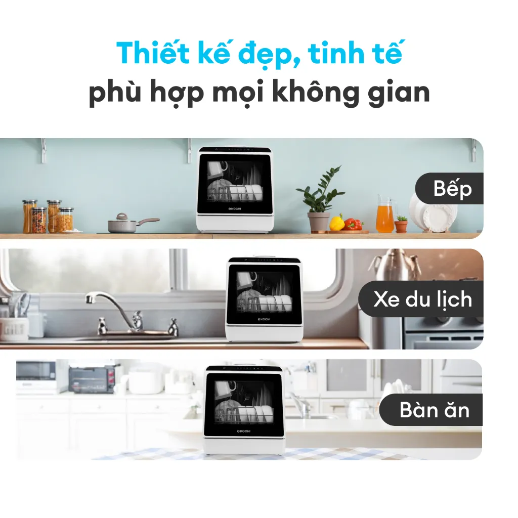 Ảnh Máy rửa chén để bàn không dây C400 va Máy bút bụi không dây siêu nhẹ siêu mạnh F100 - Kochi Vietnam 4