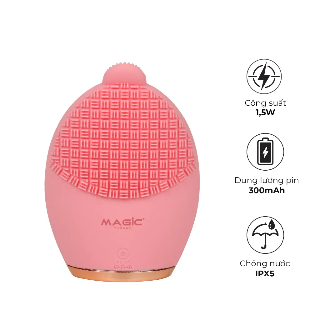 Ảnh Máy rửa mặt Magic B-40, công suất 1.5W, dung lượng pin 300mAh, chống nước IPX5, bảo hành 12 tháng 2