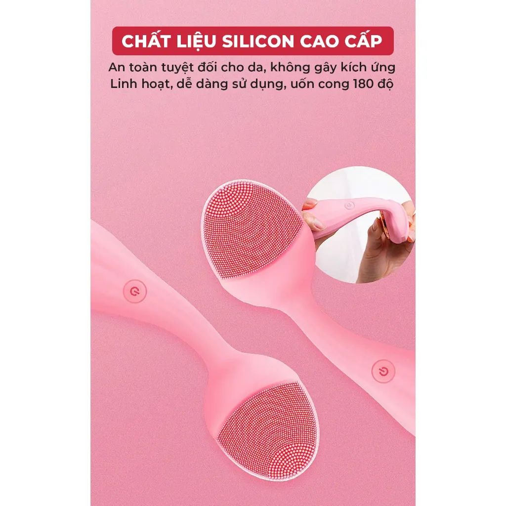 Ảnh Máy Rửa Mặt Magic B-41, 1.2W, 6000 Rung/Phút, Chống Nước IPX5, Bảo Hành 12 Tháng 4