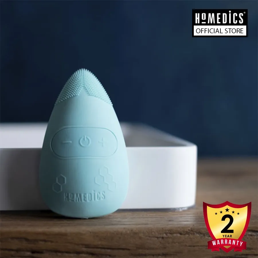 Ảnh Máy rửa mặt Silicone kháng khuẩn công nghệ siêu âm, hút chân không HoMedics FAC-350 1