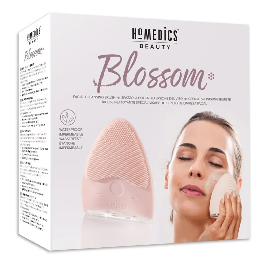 Ảnh Máy rửa mặt Silicone kháng khuẩn công nghệ siêu âm Blossom HoMedics FAC-310 4