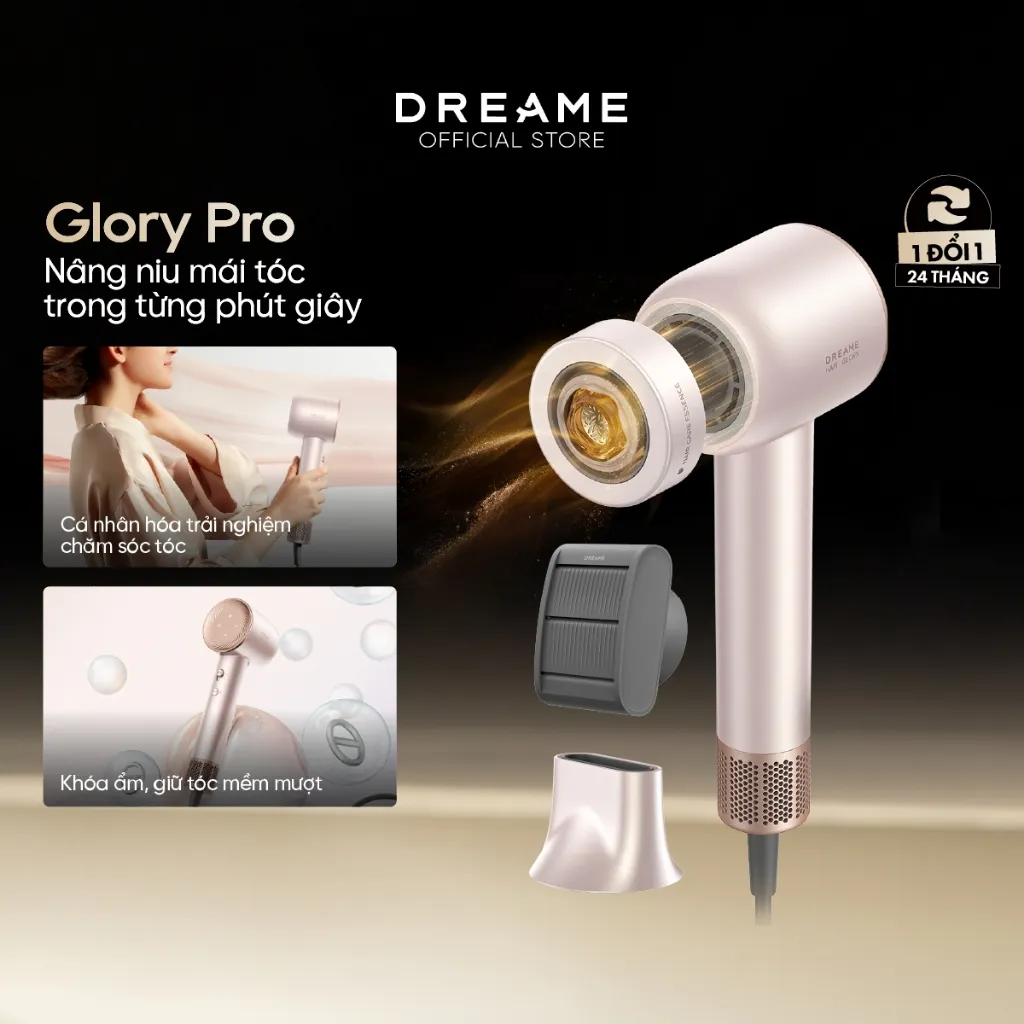 Đánh Giá Máy Sấy Tóc Dreame Hair Glory / Glory Pro: Sấy Khô Nhanh, Bảo Vệ Tóc Toàn Diện