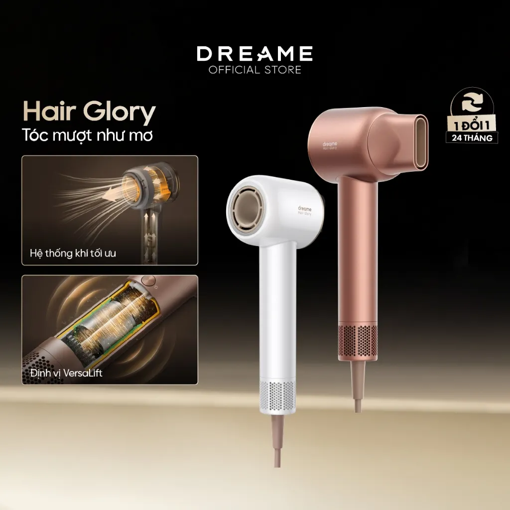 Ảnh Máy sấy tóc Dreame Hair Glory Standard AHD6A/ Glory Pro  - Bản quốc tế - BH 24 tháng 2